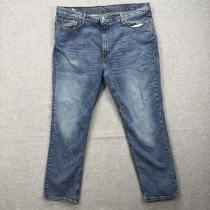 Levis 541 Jeans Mens 42x32 Blue Denim Pants Athletic Fit Taper Stretch Flex